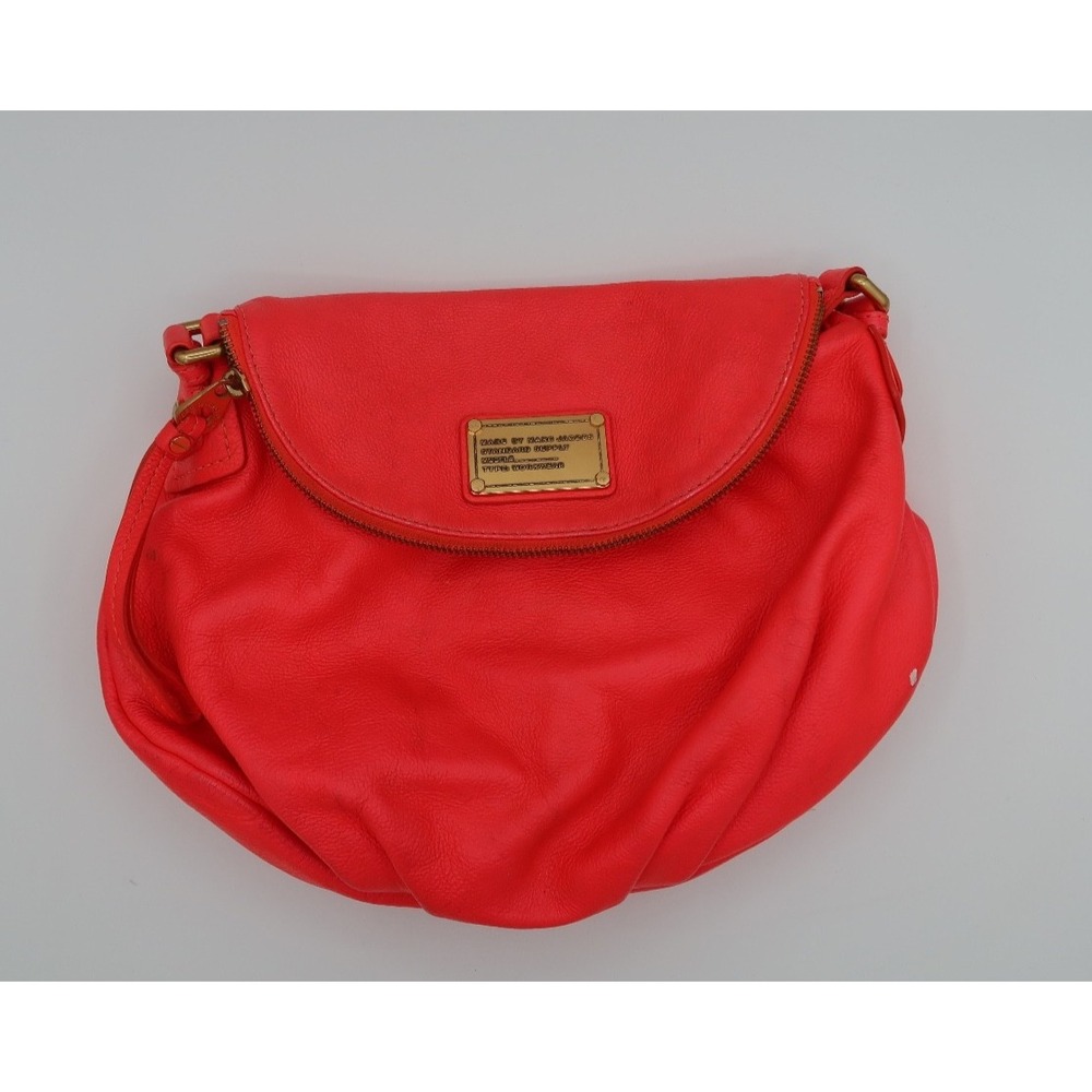 Marc by Marc Jacobs Red Leather Crossbody Bag Y2K